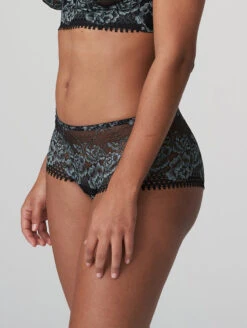PrimaDonna Twist Rose Sauvage Hotpants 6 PrimaDonna Twist Rose Sauvage Hotpants -Elomi Underwear Shop 0542082RoseSauvageHotpantsBlackBlueSide