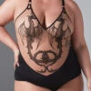 Thistle And Spire Dracona Bodysuit -Elomi Underwear Shop 131420DraconaBodysuitButterscotchFrontEdit