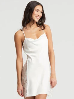 Rya Collection Darling Chemise -Elomi Underwear Shop 207 X RyaCollectionDarlingChemiseIvoryFrontEdited