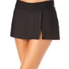 Anne Cole Slit Swim Skirt -Elomi Underwear Shop 22MB41301SlitSwimSkirtBlackFrontEdit