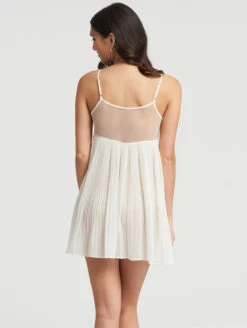 Rya Collection True Love Chemise -Elomi Underwear Shop 704RyaTrueLoveChemiseIvoryBackEdited