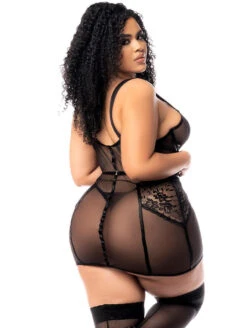 Mapale Babydoll With G-String -Elomi Underwear Shop 7488BabydollWithG StringBackEditedPlus