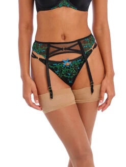 Freya Show Off Suspender -Elomi Underwear Shop AA401691SuspenderAA401670ThongBlackFront feacdf1a a6b5 4b2b a632 783a231751ff