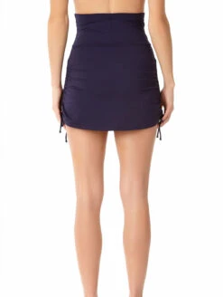 Anne Cole Hi-Waist Skirt 9 Anne Cole Hi-Waist Skirt -Elomi Underwear Shop AnneColeHighWaistSkirtMYMB41701NavyBack2