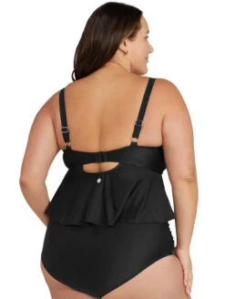 Artesands Chagall Midi Bikini Top -Elomi Underwear Shop ArteSandsChigallMidiBikiniTopATR3821PBlackBack