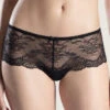 Aubade Danse Des Sens Shorty -Elomi Underwear Shop AubadeDanseDesSensSaintTropezShortBriefOG70BlackFront