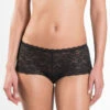 Aubade Rosessence St-Tropez Short -Elomi Underwear Shop AubadeRosessenceSaintTropezBriefHK70BlackFront