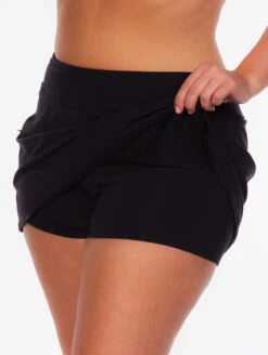 Beach House Emma Plus Skort -Elomi Underwear Shop BeachHouseEmmaSkortBlackHW58058Short