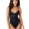 B.Tempt'd Always Composed Bodysuit -Elomi Underwear Shop BtemptdAlwayComposedBodysuitBlack936223FrontAlt