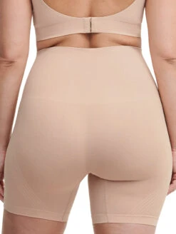 Chantelle Smooth Comfort Short -Elomi Underwear Shop ChantelleSmoothComfortHighWaistShorts10U4SiroccoBack