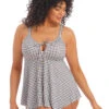 Elomi Checkmate Tankini Top -Elomi Underwear Shop ES800361TankiniFront
