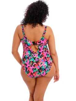 Elomi Savaneta Non Wire One Piece Swimsuit 7 Elomi Savaneta Non Wire One Piece Swimsuit -Elomi Underwear Shop ES801343ElomiSavanetaNonWiredOnePieceSwimsuitBlackBack