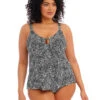 Elomi Pebble Cove Tankini Top 1 Elomi Pebble Cove Tankini Top -Elomi Underwear Shop ElomiPebbleCoveTankiniTopES801161BlackFront