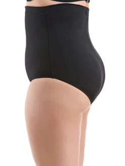 Elomi Essentials Hi-Waist Swim Brief -Elomi Underwear Shop ElomiSwimEssentialsHi WaistSwimBriefES7604BlackSide