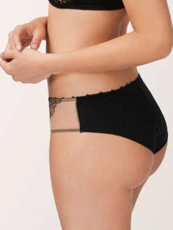 Empreinte Agathe Shorty 7 Empreinte Agathe Shorty -Elomi Underwear Shop EmpreinteAgatheShorty02204BlackNoirBack