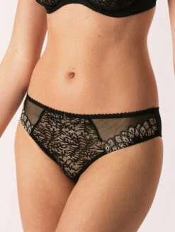 Empreinte Swan Brief -Elomi Underwear Shop EmpreinteSwanBrief03210BlackSide