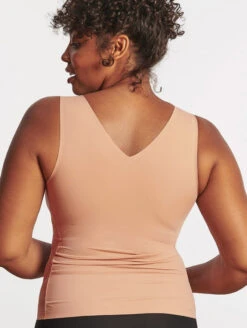 Evelyn & Bobbie Smoothing Cami -Elomi Underwear Shop EvelynandBobbieSmoothingCamiHimilayanSaltBack