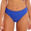 Fantasie Beach Waves Mid Rise Bikini Brief -Elomi Underwear Shop FS502272BeachWavesMidiBikiniBriefUltramarineFrontEdited