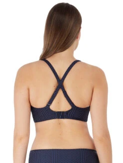 Fantasie Long Island Plunge Bikini Top 9 Fantasie Long Island Plunge Bikini Top -Elomi Underwear Shop FS6900LongIslandPlungeBikiniInkBackCrossedStraps