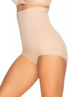 Felina Fusion High Waist Shapewear Brief -Elomi Underwear Shop FelinaUSAFusionHighWaistShapewearBriefWarmNeutral640161Front