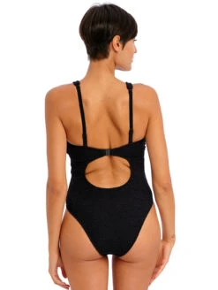 Freya Ibiza Waves One Piece Swimsuit -Elomi Underwear Shop FreyaIbizaWavesOnePieceSwimsuitAS203842BlackBack