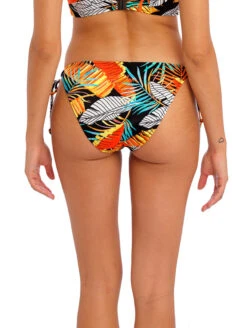 Freya Samba Nights Tie Side Bikini Brief -Elomi Underwear Shop FreyaSambaNightsTieSideBikiniBriefAS204475MultiLeavesBack