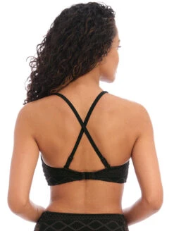 Freya Sundance Underwire Bralette Bikini -Elomi Underwear Shop FreyaSundanceUnderwireBraletteBlackAS4000Back