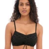 Freya Sundance Underwire Bralette Bikini -Elomi Underwear Shop FreyaSundanceUnderwireBraletteBlackAS4000FrontAlt
