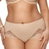 Gorsenia Casablanca Brief 1 Gorsenia Casablanca Brief -Elomi Underwear Shop GorseniaCasablancaBriefLatteK426Front