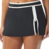 Beach House Excel Zip Swim Skort 1 Beach House Excel Zip Swim Skort -Elomi Underwear Shop H22704ExcelZipSwimSkortBlackFrontEdit