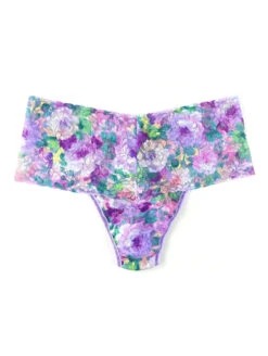 Hanky Panky Retro Thong -Elomi Underwear Shop HankyPankyRetroThongBatheInPetalsPR9K1926XFlat