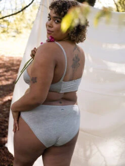 Huha Mineral Bikini -Elomi Underwear Shop HuhaBikiniGreyBackEdited