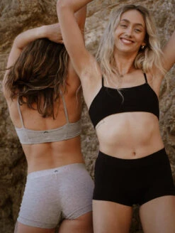 Huha Mineral Boxer -Elomi Underwear Shop HuhaMineralBoxerGreyandBlackEdited