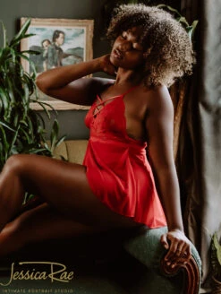 Escante Lattice Front Teddy -Elomi Underwear Shop KhamisaRedLattice