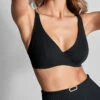 Empreinte Iconic High Apex Bikini Top -Elomi Underwear Shop LVS2331EmpreinteIconicHighApexBikiniTopNoirFront2