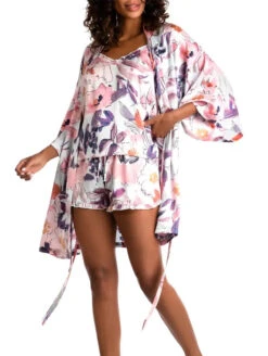 Midnight Bakery Shea Robe -Elomi Underwear Shop MidnightBakerySheaRobeSHH130LeticiaFloralCamiSetSHH140Front