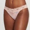 Montelle Thong 1 Montelle Thong -Elomi Underwear Shop MontelleThong9002FlowerFieldFront