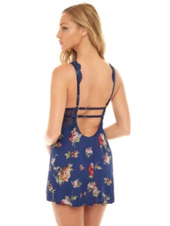 Oh La La Cheri Naeva Babydoll -Elomi Underwear Shop OhLaLaCheriNaevaBabydollEstateBlueLL 11787 X Back