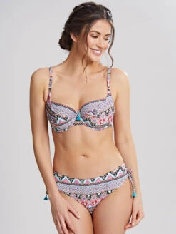 Panache Eclectic Boho Balcony Bikini Top -Elomi Underwear Shop PanacheSwimBikiniTopEclecticBohoSW1812Set