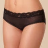 Passionata Brooklyn Shorty -Elomi Underwear Shop PassionataBrooklynShortyBlack5704Front