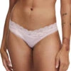 Passionata Brooklyn Thong 2 Passionata Brooklyn Thong -Elomi Underwear Shop PassionataBrooklynThongPorcelainPink5707Front