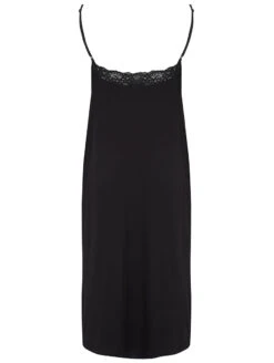 Pour Moi Sofa Love Midi Chemise -Elomi Underwear Shop PourMoiSofaLaceMidiChemise19840BlackBack