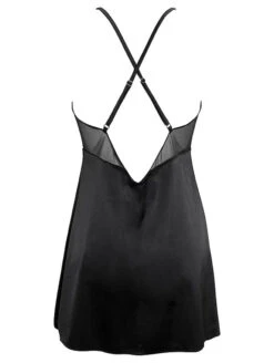 Pour Moi Vip Chemise -Elomi Underwear Shop PourMoiVIPChemiseBlack27409BackCutout