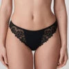 PrimaDonna Deauville Thong -Elomi Underwear Shop PrimaDonnaDeauvilleThongBlack0661810Front