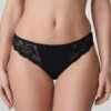 PrimaDonna Madison Thong 1 PrimaDonna Madison Thong -Elomi Underwear Shop PrimaDonnaMadisonThongBlack0662120Front
