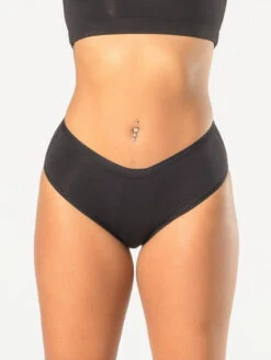 Revol Cares Margo Bikini Brief - Regular Protection -Elomi Underwear Shop RevolCaresMargoBikiniBriefRegularProtectionFrontAlt2