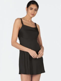 Rya Collection Heavenly Chemise 8 Rya Collection Heavenly Chemise -Elomi Underwear Shop RyaCollectionHeavenlyChemiseBlack469 X Front