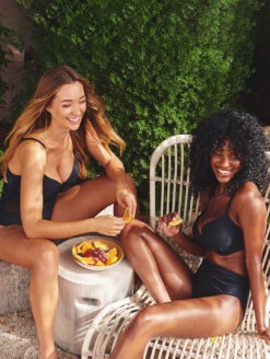 Panache Serenity Plunge Bikini Top -Elomi Underwear Shop SW1560SerenityPlungeOnePieceSW1564PlungeBikiniTopNoirFrontLifestyle f60f71ef 337d 40d2 bfb9 8f7fca1d4dab