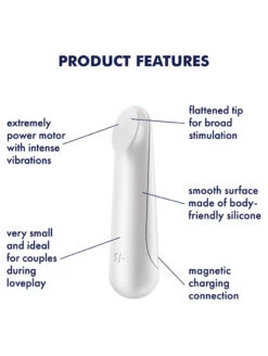 Satisfyer Ultra Power Bullet 3 -Elomi Underwear Shop Satisfyer Ultra Power Bullet 3 white features