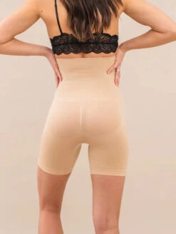 Threads Contour Lift Shorts -Elomi Underwear Shop ThreadsContourLiftShortsTanCONTOURBackAlt